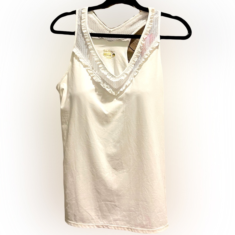 Lilly Pulitzer White Tank Top